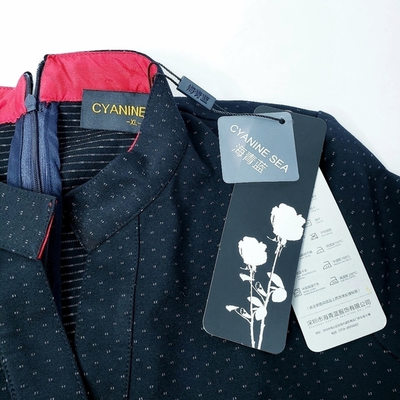 NWT Cyanine Sea Polka Dot Fit & Flare Dress Pin-up Rockabilly - Picture 10 of 11